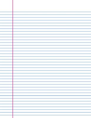 how many lines on college ruled paper does the world need?